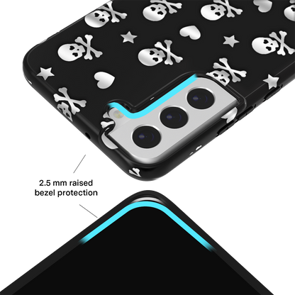 Chrome Skulls Samsung Case