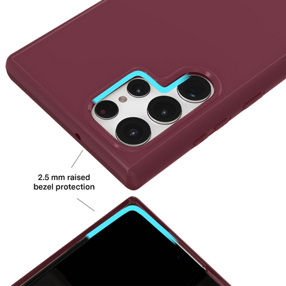 Burgundy 1990 Samsung Case