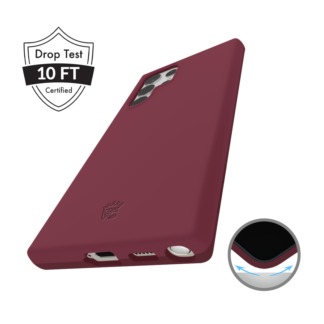 Burgundy 1990 Samsung Case