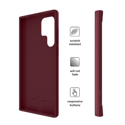 Burgundy 1990 Samsung Case