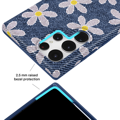 Denim Daisy Samsung Case