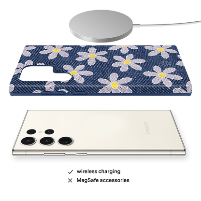 Denim Daisy Samsung Case
