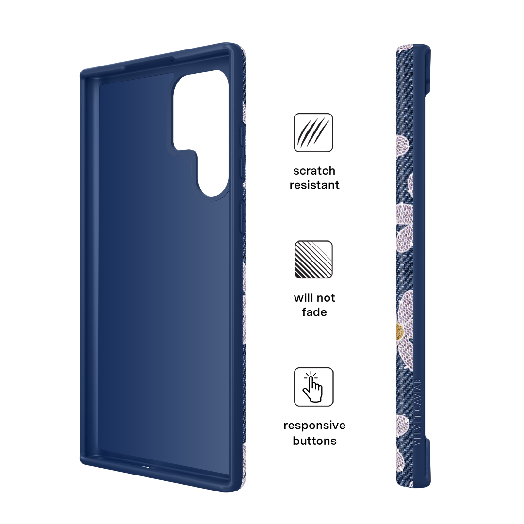 Denim Daisy Samsung Case
