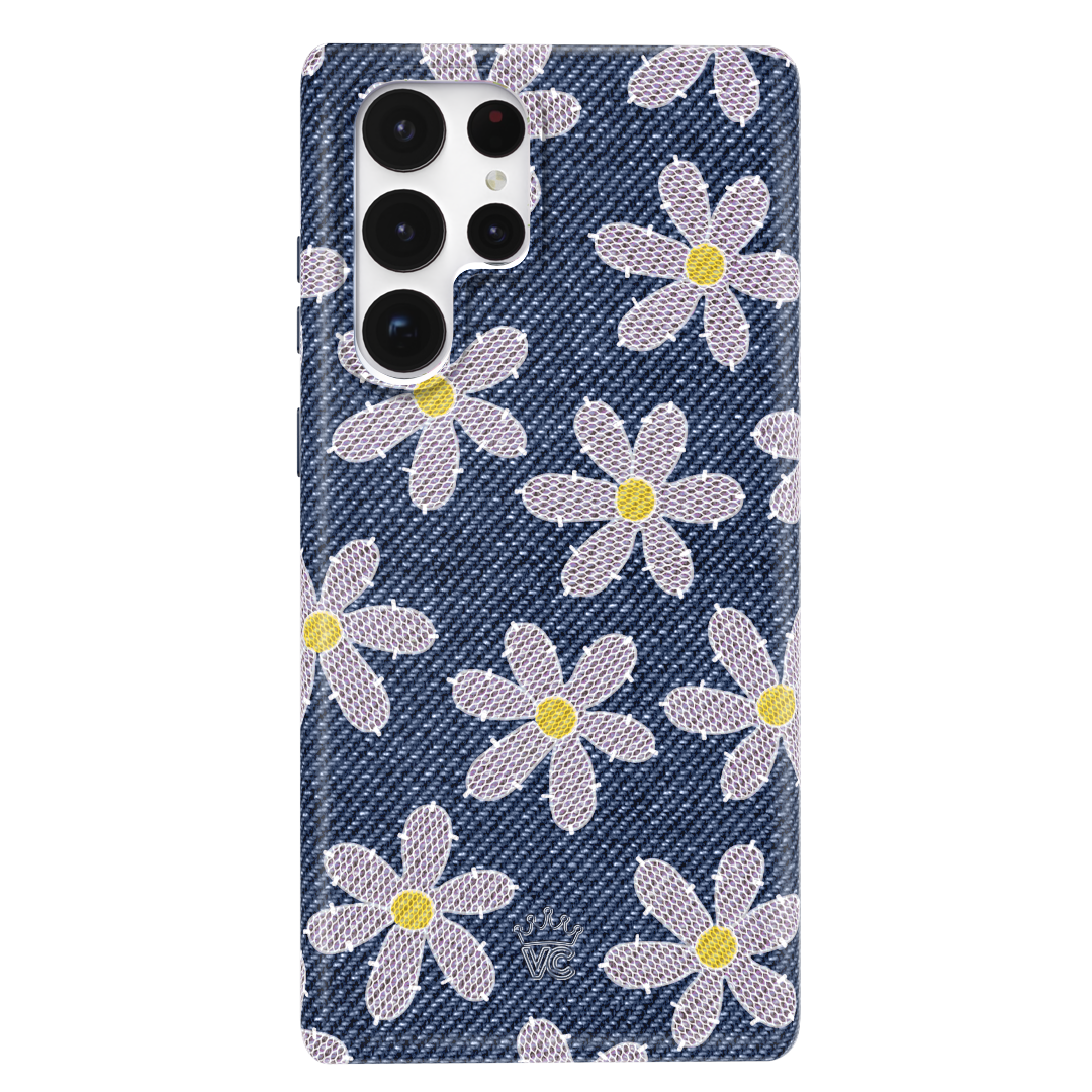 Denim Daisy Samsung Case