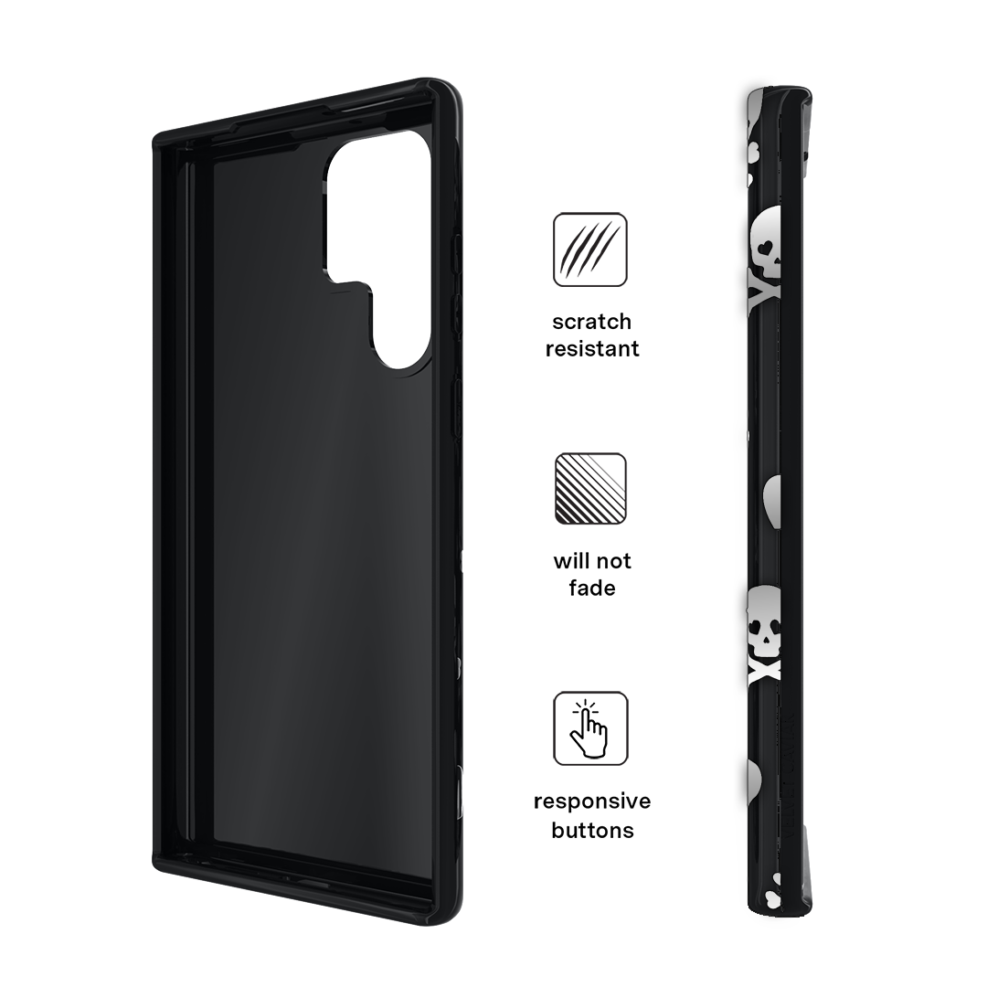 Chrome Skulls Samsung Case