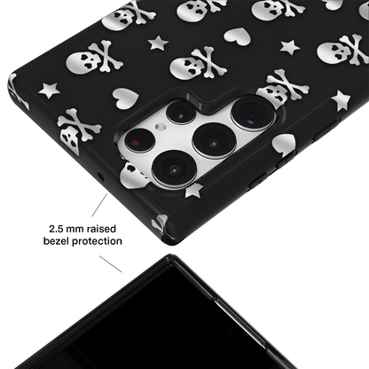 Chrome Skulls Samsung Case