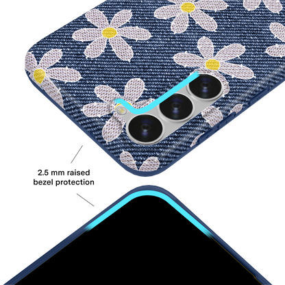Denim Daisy Samsung Case