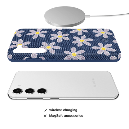 Denim Daisy Samsung Case