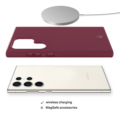 Burgundy 1990 Samsung Case