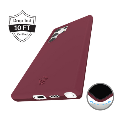 Burgundy 1990 Samsung Case
