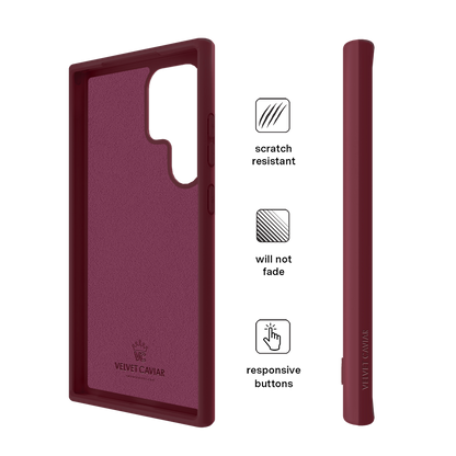 Burgundy 1990 Samsung Case