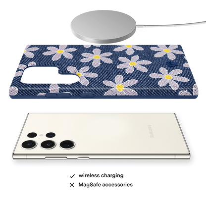 Denim Daisy Samsung Case