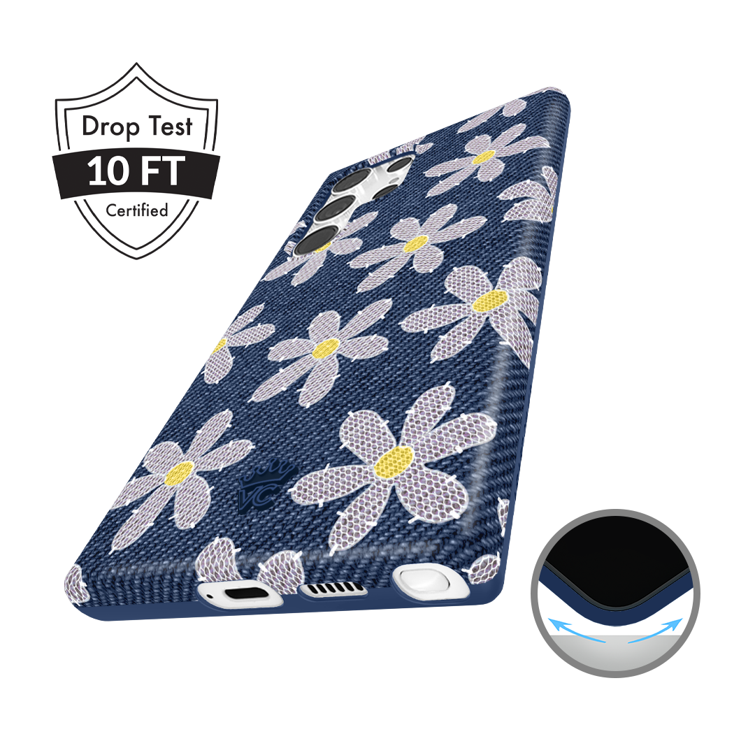 Denim Daisy Samsung Case