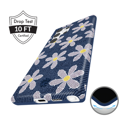 Denim Daisy Samsung Case