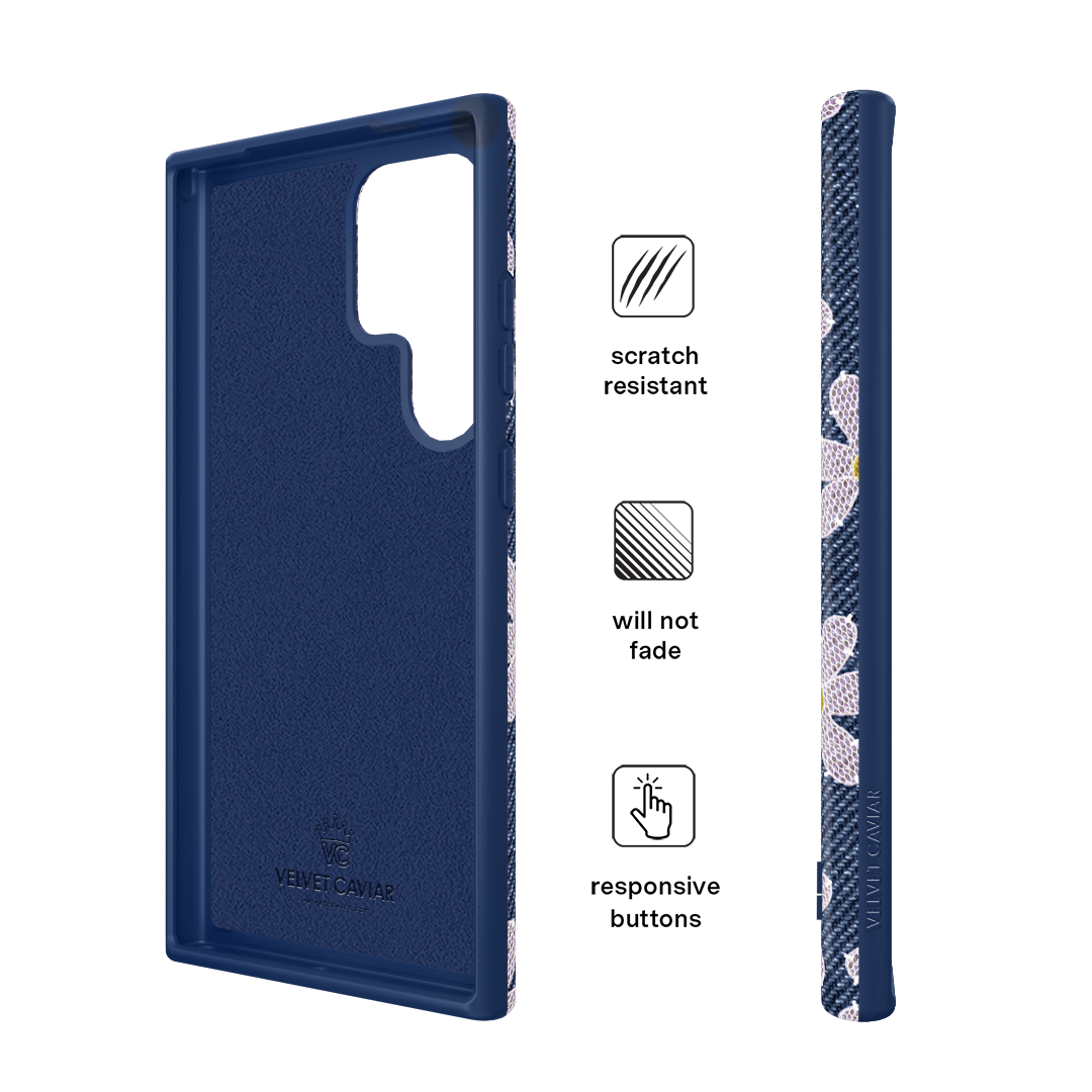 Denim Daisy Samsung Case