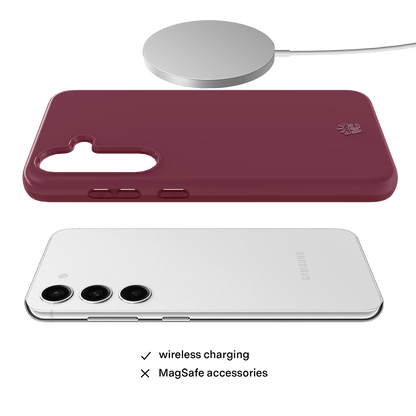 Burgundy 1990 Samsung Case