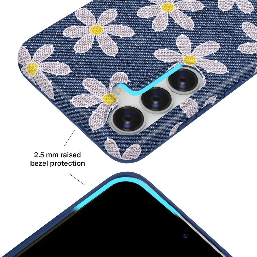 Denim Daisy Samsung Case
