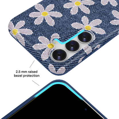 Denim Daisy Samsung Case
