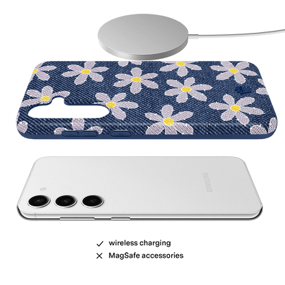 Denim Daisy Samsung Case