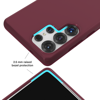 Burgundy 1990 Samsung Case