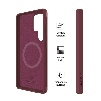 Burgundy 1990 Samsung Case