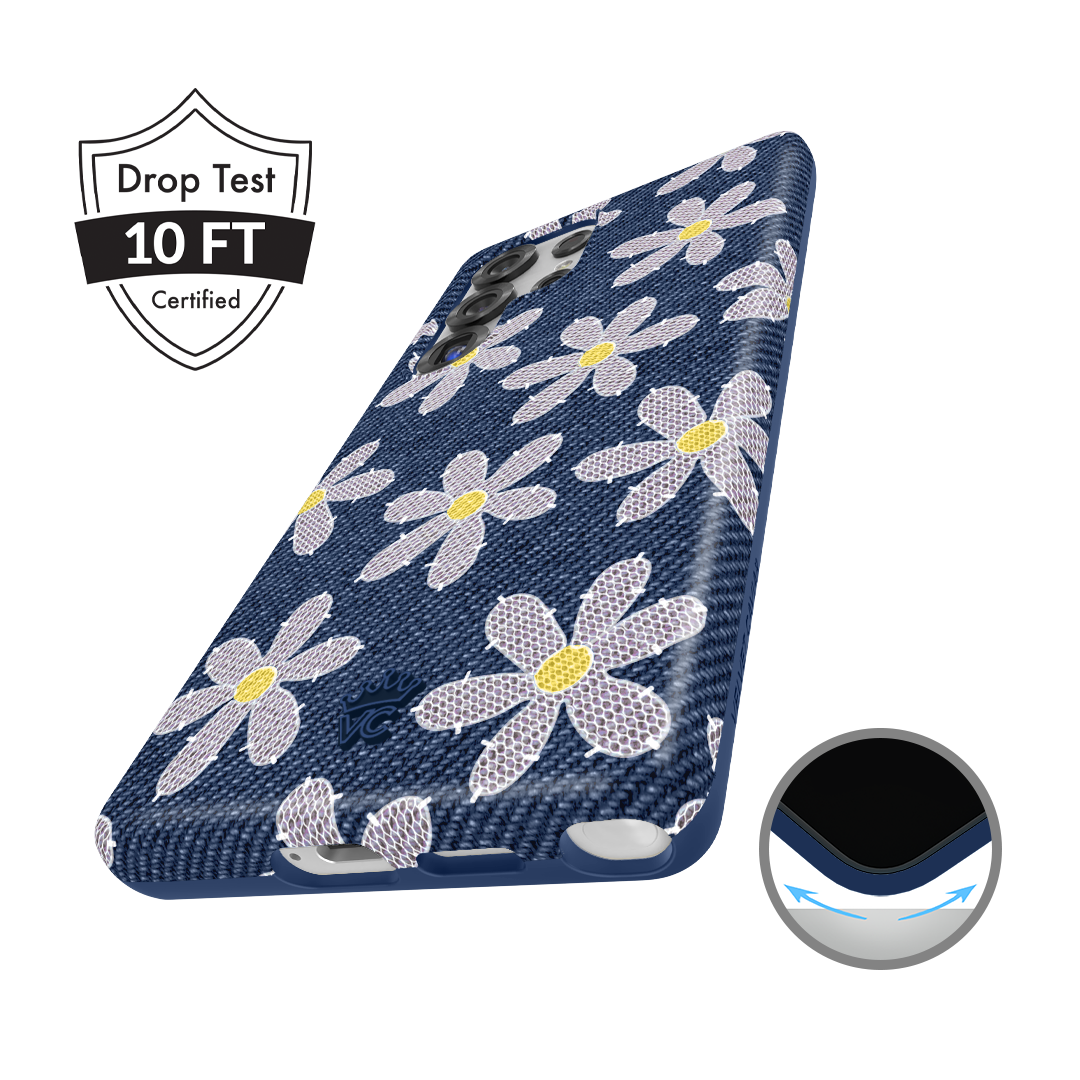 Denim Daisy Samsung Case