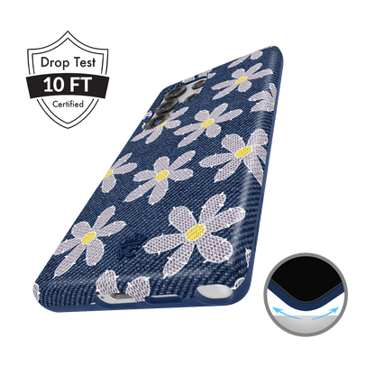 Denim Daisy Samsung Case