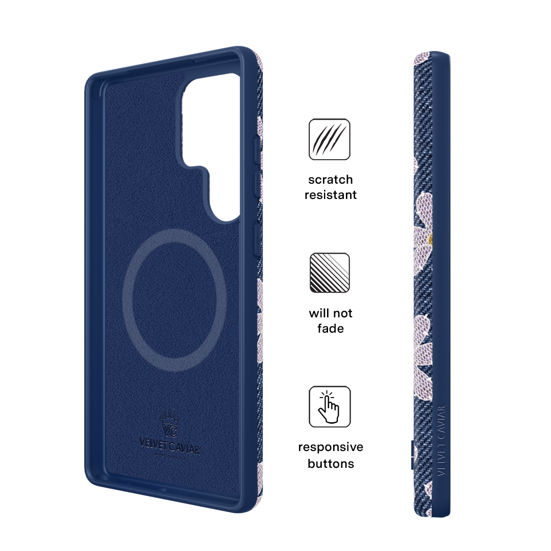 Denim Daisy Samsung Case