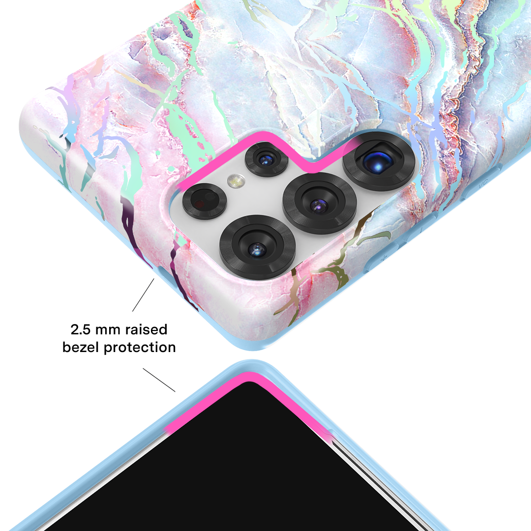 Holo Moonstone Marble Samsung Galaxy Case