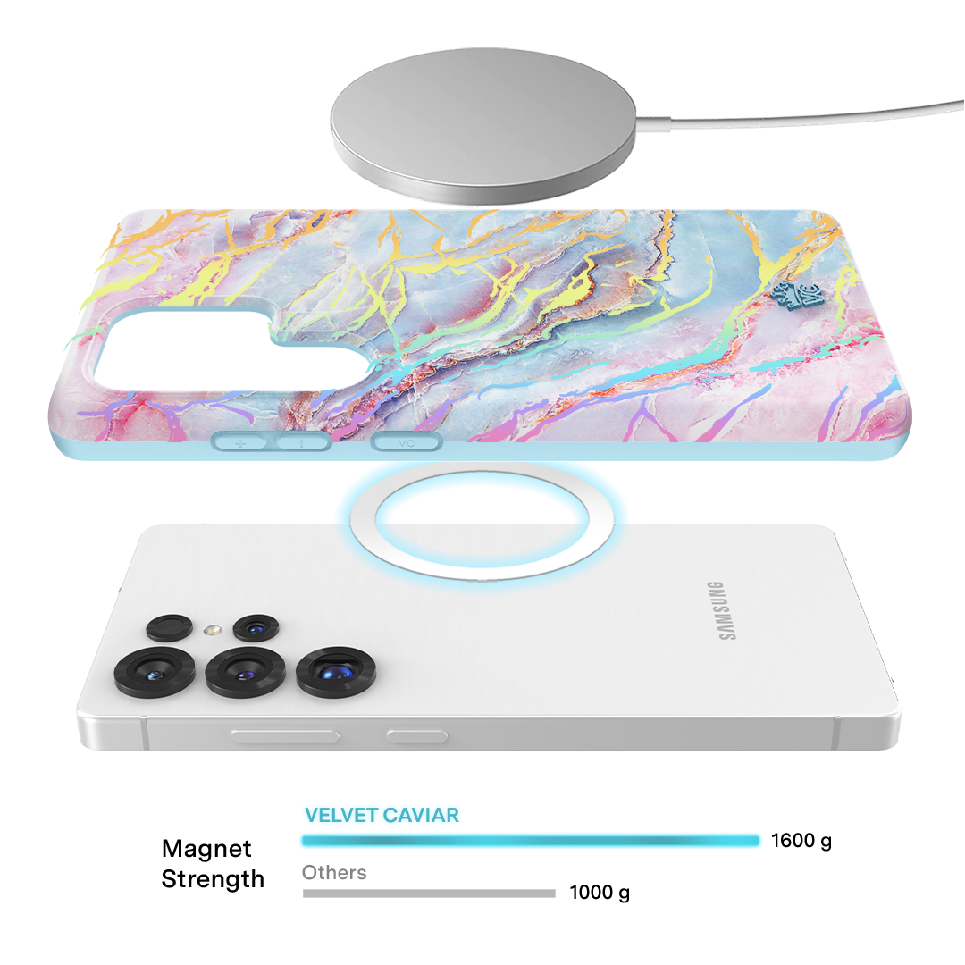 Holo Moonstone Marble Samsung Galaxy Case