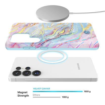 Holo Moonstone Marble Samsung Galaxy Case