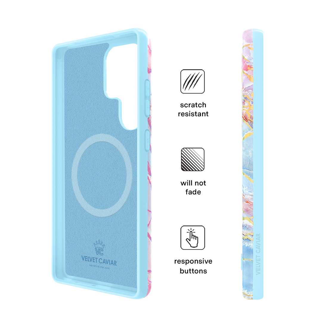 Holo Moonstone Marble Samsung Galaxy Case