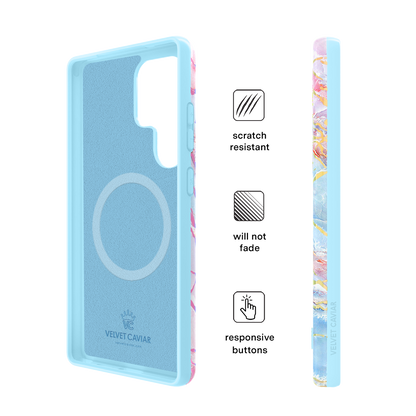 Holo Moonstone Marble Samsung Galaxy Case