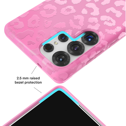 Hot Pink Leopard Samsung Case