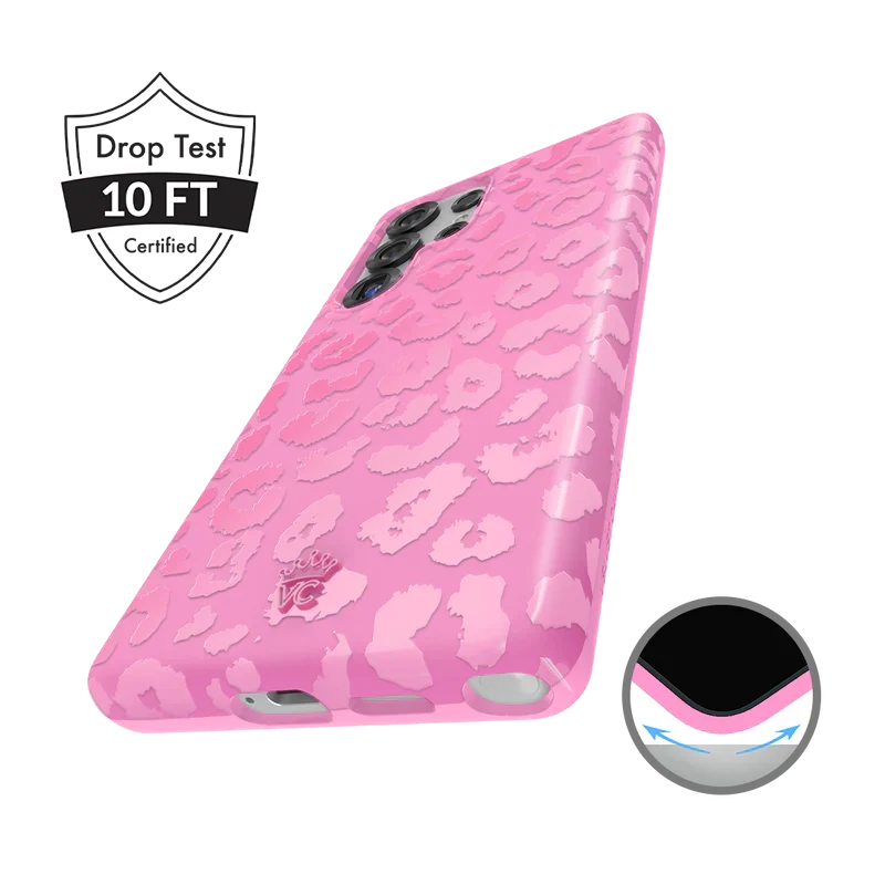 Hot Pink Leopard Samsung Case