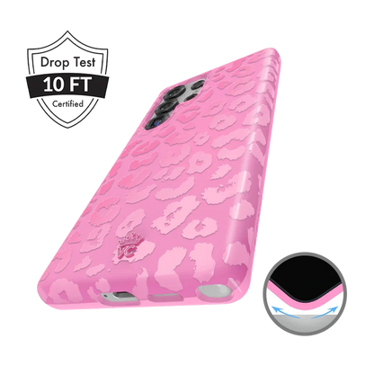 Hot Pink Leopard Samsung Case