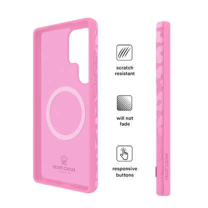 Hot Pink Leopard Samsung Case
