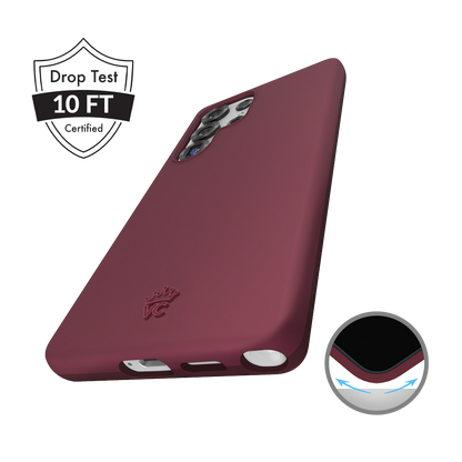 Burgundy 1990 Samsung Case