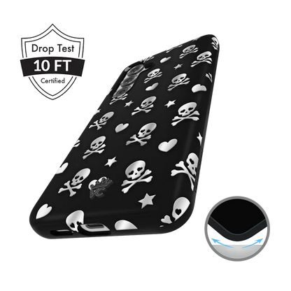 Chrome Skulls Samsung Case