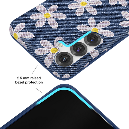 Denim Daisy Samsung Case