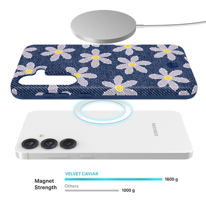 Denim Daisy Samsung Case