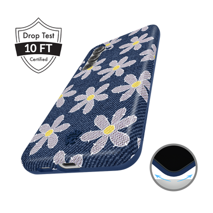 Denim Daisy Samsung Case