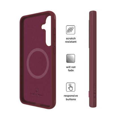 Burgundy 1990 Samsung Case