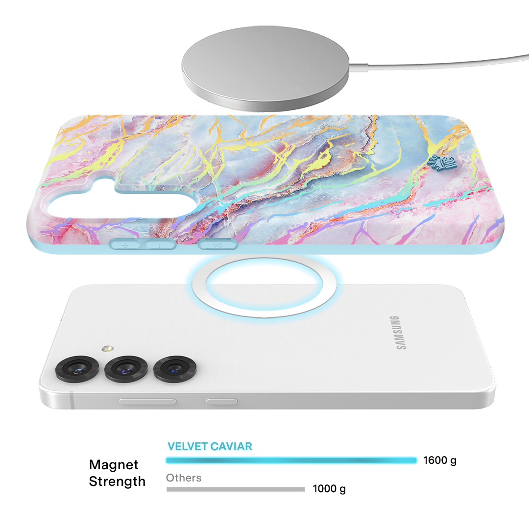 Holo Moonstone Marble Samsung Galaxy Case