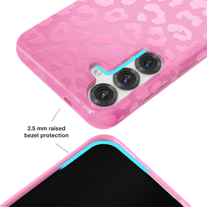 Hot Pink Leopard Samsung Case