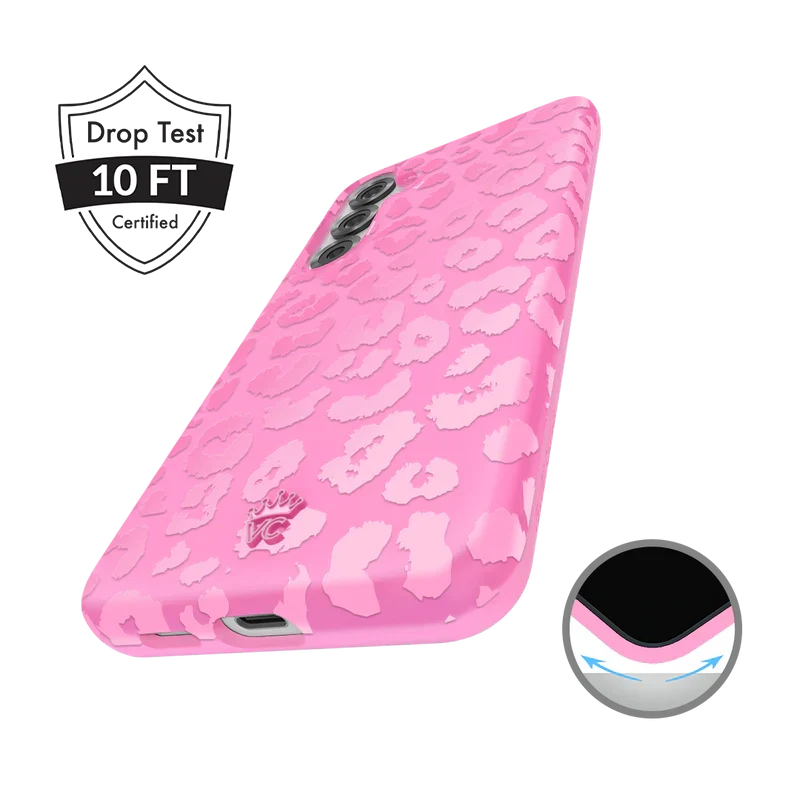 Hot Pink Leopard Samsung Case
