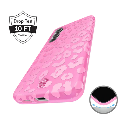 Hot Pink Leopard Samsung Case