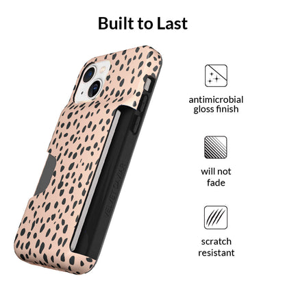 Spotted Cheetah Iphone Wallet Case