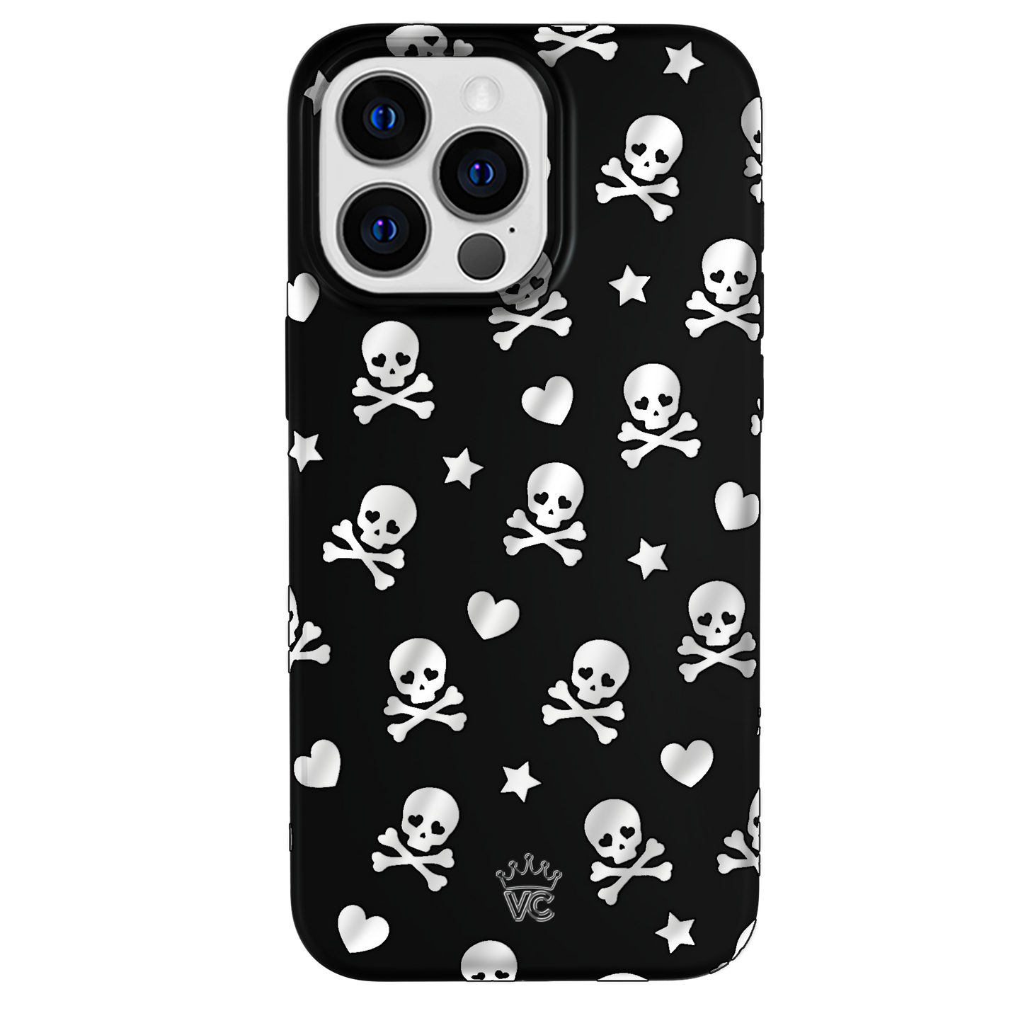 Chrome Skulls iPhone Case