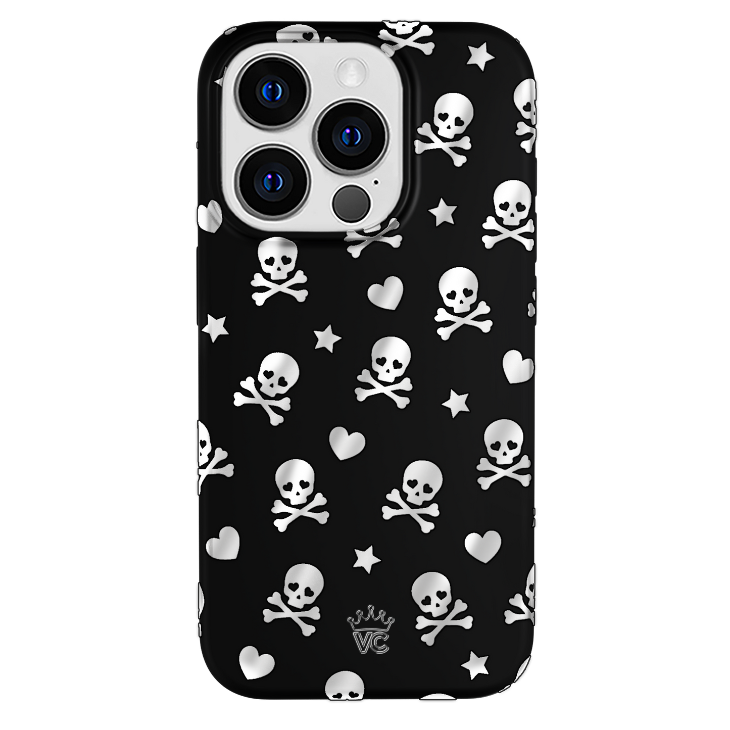 Chrome Skulls iPhone Case